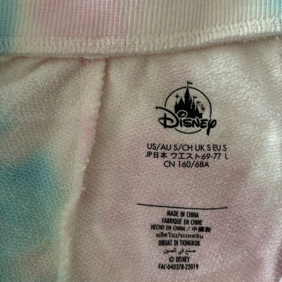 Disney women’s small pink blue tie dye joggers - Picture 4 of 4